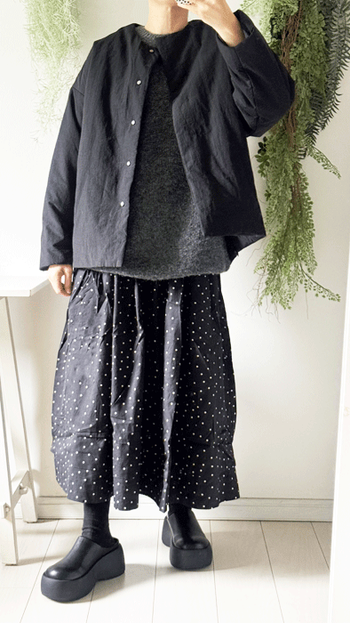 サイドのZIPが可愛いショートコート - NANATONE