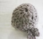 SALE!!!ゆび編みのフラワーニット帽・handmade