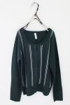 SALE!!!ストライプのクルーネックカーディガン