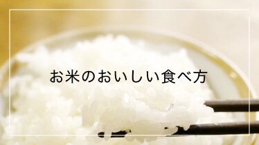 お米の美味しい食べ方