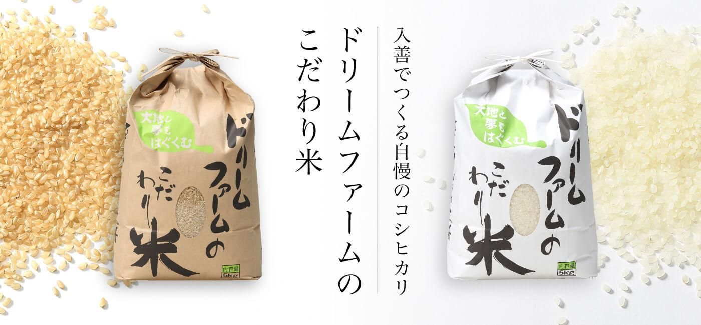 富山のおいしいお米 コシヒカリ ドリームファーム〈オンライン