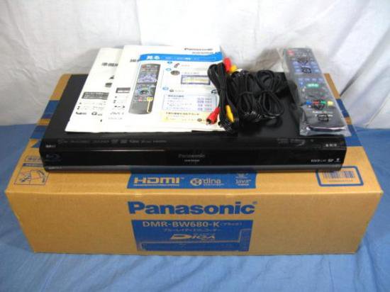 Panasonic DMR-BW680 HDD搭載Blu-rayレコーダー