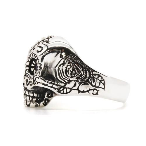 Es【エス】/ Mexican Skull Ring w/Citrine / メキシカン スカル