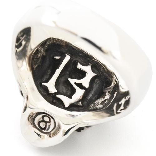 Es【エス】/ Mexican Skull Ring w/Citrine / メキシカン スカル