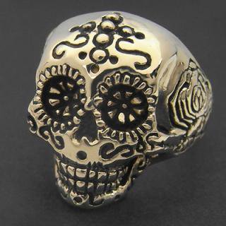 Es/Mexican Skull Ring / Brass ver