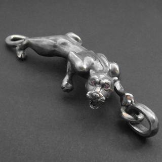 Es/Panther Pendant w/Ruby