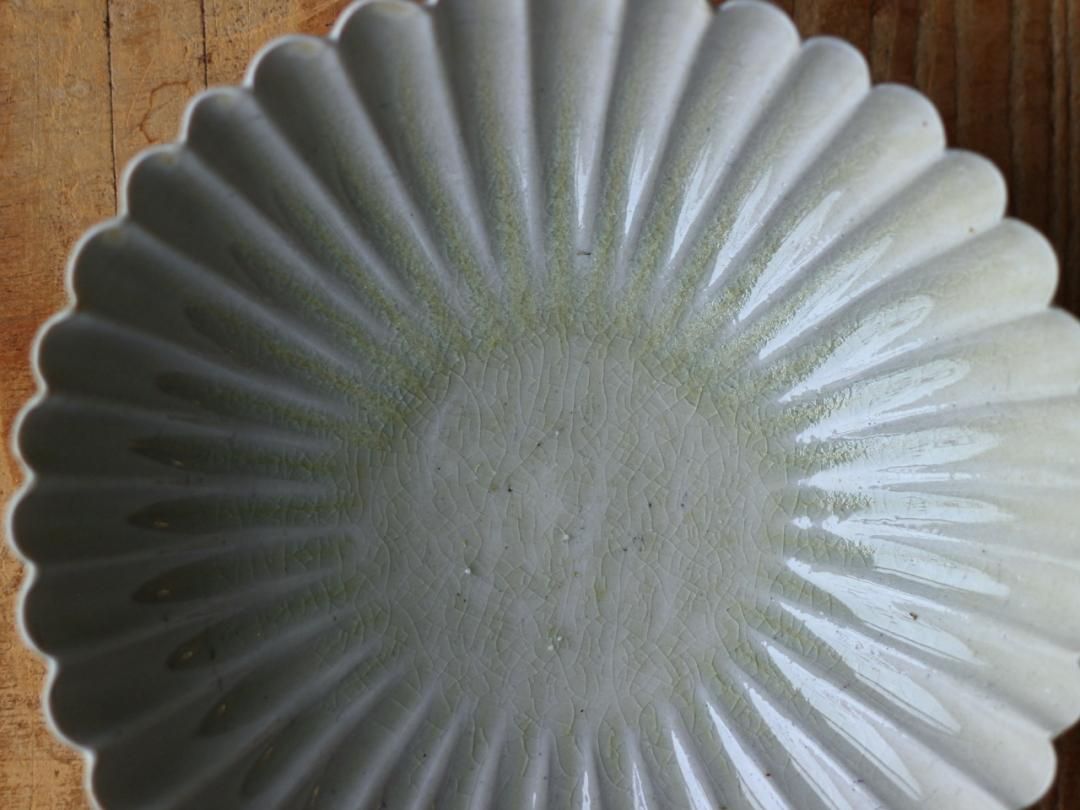 田村文宏 白磁輪花鉢 - くらしの器 田園調布いちょう ONLINE STORE