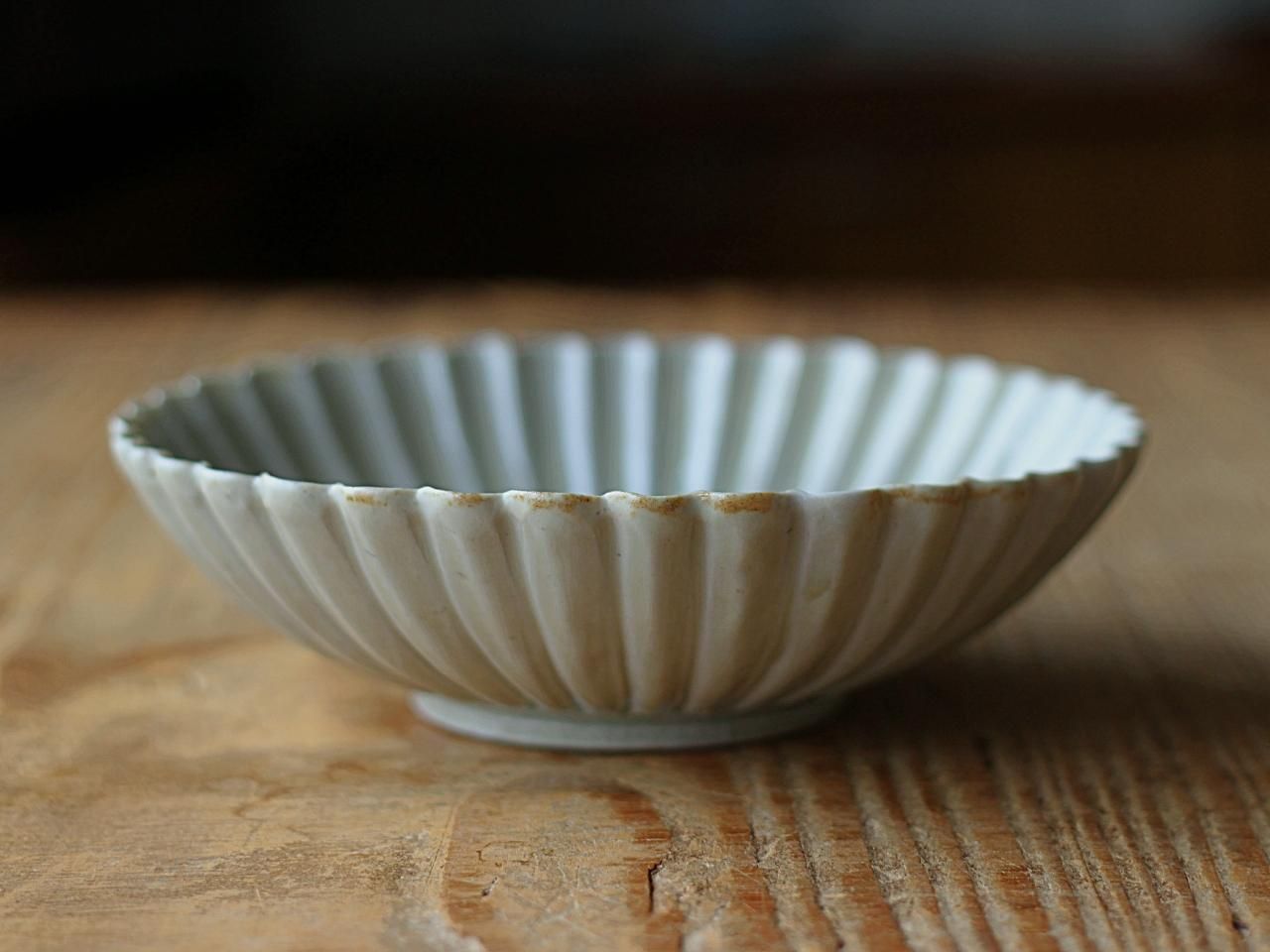 村田森さんの白磁輪花鉢2点 村田森さんの白磁輪花鉢2点 村田森さんの白磁輪花鉢2点