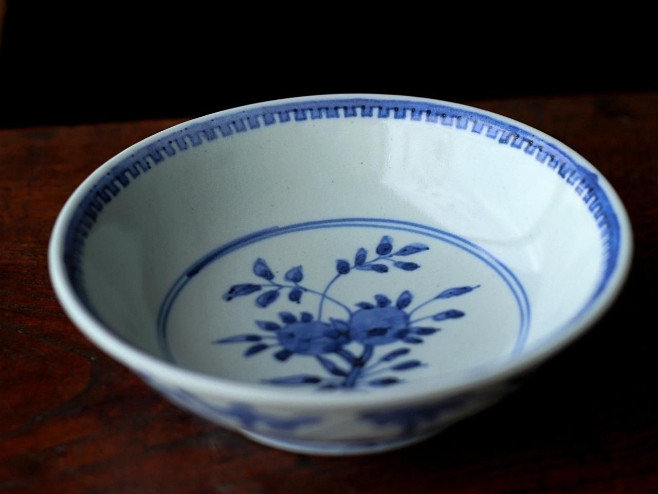 樋山真弓⭐️ 五寸皿（染付鹿文） 九谷焼 作家⭐️3枚 樋山