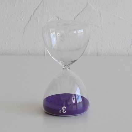 砂時計(3分) 紫