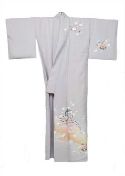 訪問着 身長148-163cm h-145 スワトウ刺繍 訪問着 No.AA-1444-Sサイズのレンタル｜きもの365