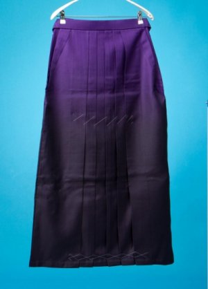 HA99-2トール女袴レンタル（身長165-170cm）紫 ぼかし 