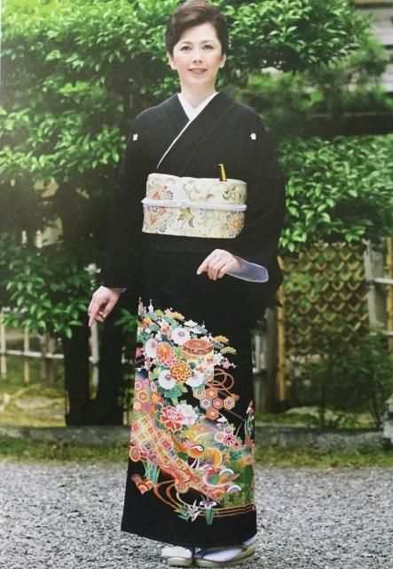 TK202◇裄長◇トール◇超ワイド黒留袖レンタル(裄77-79身長164