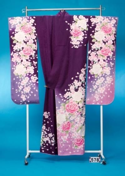 振袖 身長140-155cm 黄 正絹 振袖 レンタル フルセット 成人式 結婚式 卒業式 赤 レッド