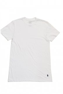 ポロ ラルフローレン ベーシックTシャツ (白)<BR>POLO RALPH LAUREN BASIC T-SHIRT (WHITE)