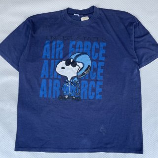 90s VINTAGE<BR>SNOOPY AIRFORCE<BR>T-SHIRT<BR>90s スヌーピー<BR>空軍Tシャツ