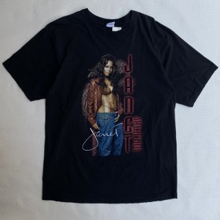 JANET JACKSON PRINT ALL FOR YOU  T-SHIRT <BR> ジャネットジャクソン プリントTシャツ
