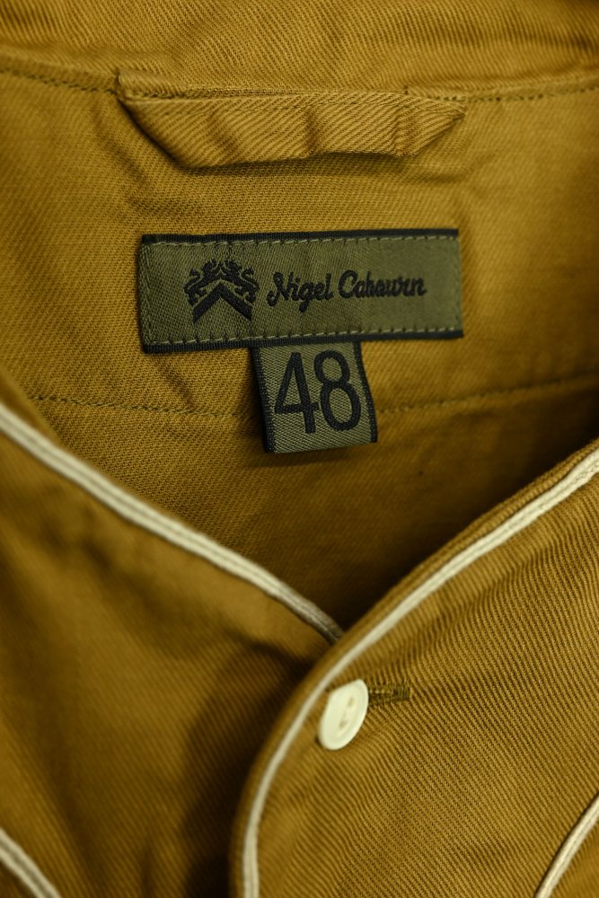 <img class='new_mark_img1' src='https://img.shop-pro.jp/img/new/icons14.gif' style='border:none;display:inline;margin:0px;padding:0px;width:auto;' />Nigel Cabourn / ナイジェルケーボン　BASEBALL SHIRT S/S TYPE2