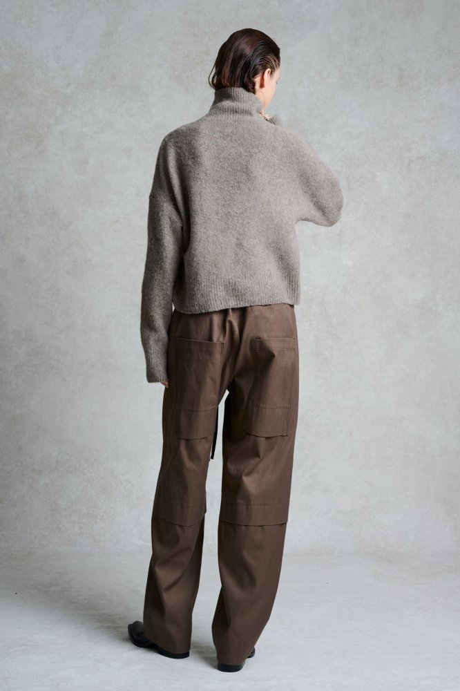 UJOH / ウジョー Turtle Neck Cropped Knit - 国内厳選ブランド