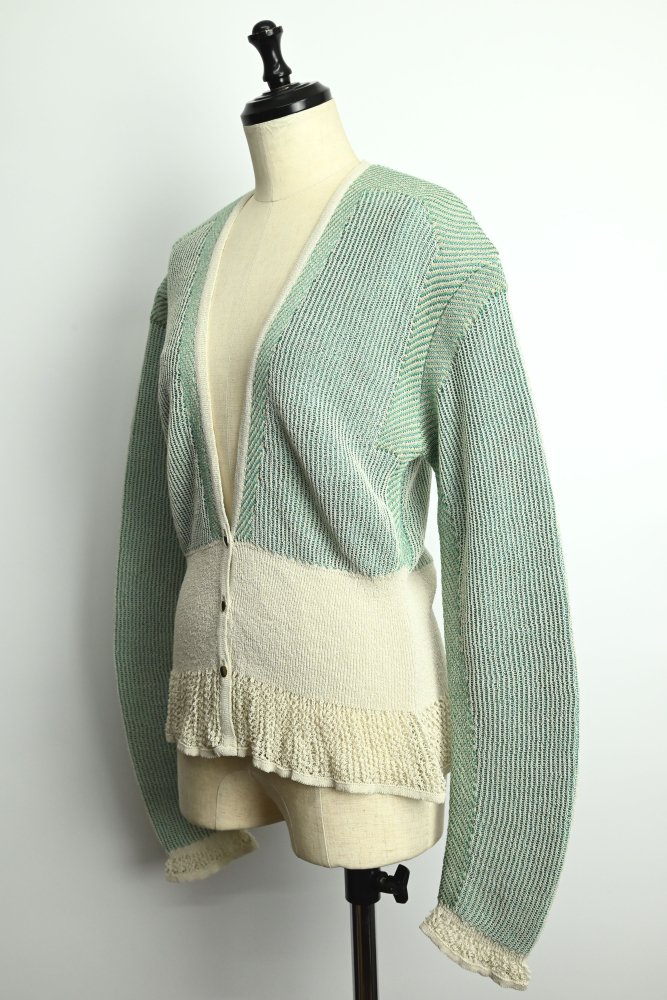MURRAL / ミューラル Pigment knit cardigan - 国内厳選ブランド ...