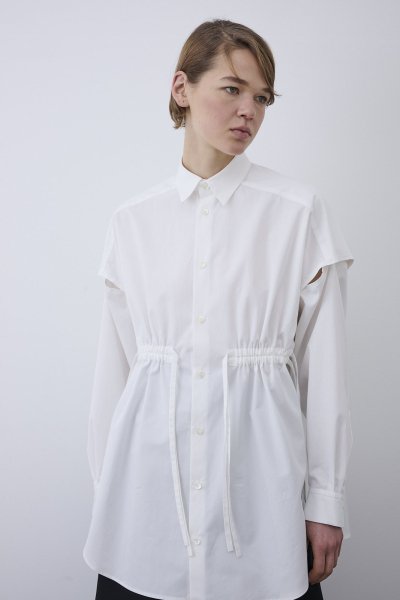 <img class='new_mark_img1' src='https://img.shop-pro.jp/img/new/icons14.gif' style='border:none;display:inline;margin:0px;padding:0px;width:auto;' />UJOH / 硼Waist Gathered Shirts