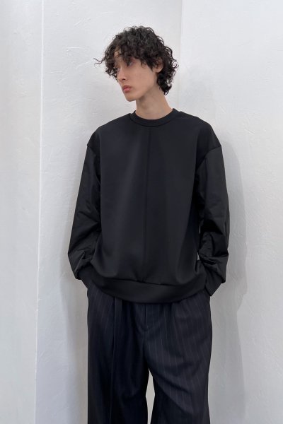 <img class='new_mark_img1' src='https://img.shop-pro.jp/img/new/icons14.gif' style='border:none;display:inline;margin:0px;padding:0px;width:auto;' />UJOH / 硼Blouson Sleeve Pullover