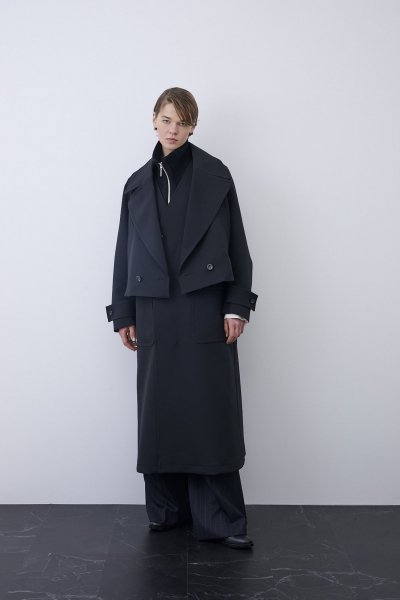 <img class='new_mark_img1' src='https://img.shop-pro.jp/img/new/icons14.gif' style='border:none;display:inline;margin:0px;padding:0px;width:auto;' />UJOH / 硼Layered Coat