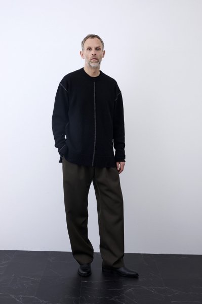 <img class='new_mark_img1' src='https://img.shop-pro.jp/img/new/icons14.gif' style='border:none;display:inline;margin:0px;padding:0px;width:auto;' />UJOH / 硼Crew Neck Knit