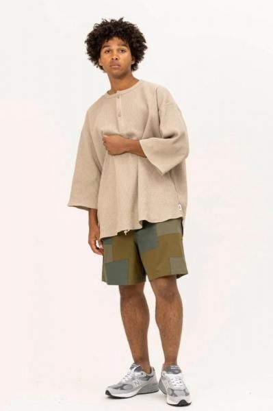 <img class='new_mark_img1' src='https://img.shop-pro.jp/img/new/icons14.gif' style='border:none;display:inline;margin:0px;padding:0px;width:auto;' />UNFRM OUTDOOR STANDARD / ˥ե ȥɥ   IRM WAFFLE THERMAL 6/10 HENRY NECK WIDE SHIRT