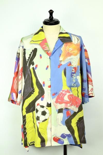 <img class='new_mark_img1' src='https://img.shop-pro.jp/img/new/icons14.gif' style='border:none;display:inline;margin:0px;padding:0px;width:auto;' />SEVESKIG /    Psychedelic Aloha Shirt Ver,RIDAWO