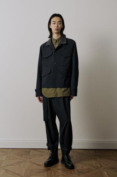 <img class='new_mark_img1' src='https://img.shop-pro.jp/img/new/icons14.gif' style='border:none;display:inline;margin:0px;padding:0px;width:auto;' />UJOH / 硼Rib Collar 4 Pockets Blouson
