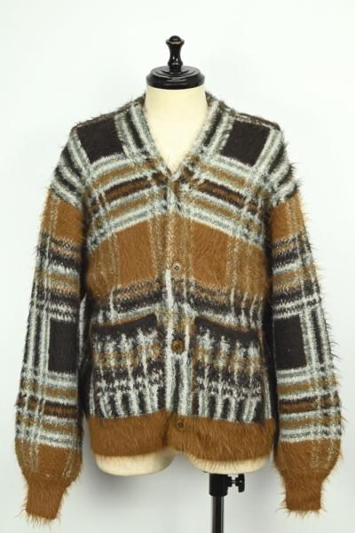 <img class='new_mark_img1' src='https://img.shop-pro.jp/img/new/icons14.gif' style='border:none;display:inline;margin:0px;padding:0px;width:auto;' />SEVESKIG / Lustre Check Knit Cardigan