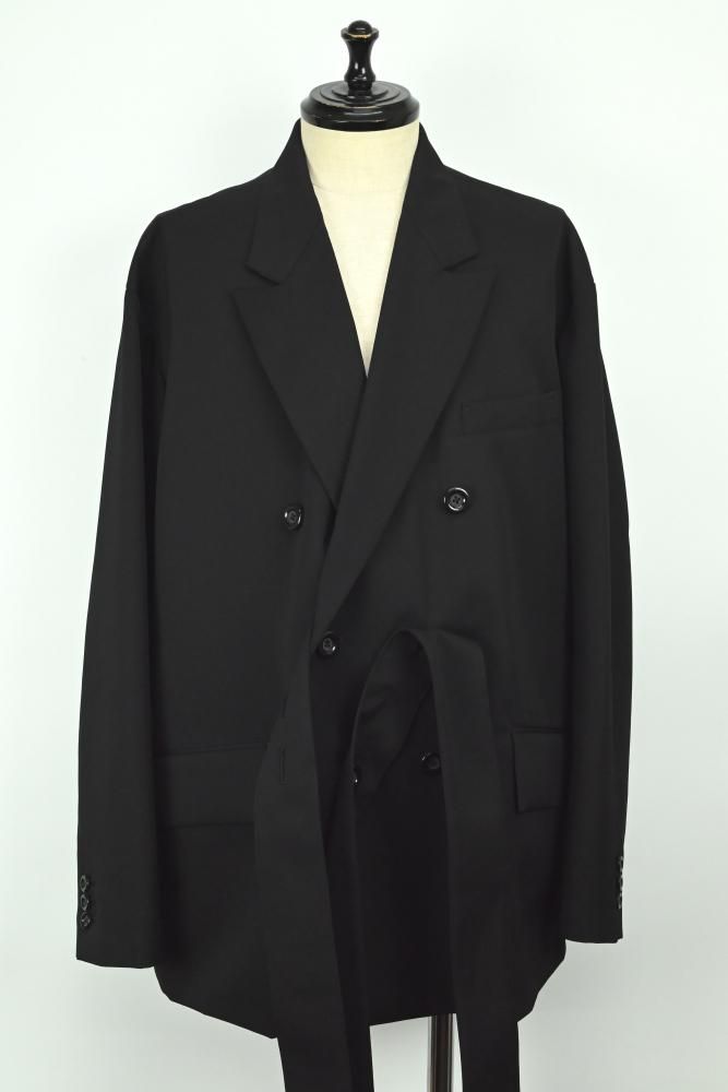 ジャケット・アウター UJOH 6BW RIB COLLAR BELT JACKET UJOH 6BW RIB COLLAR BELT JACKET