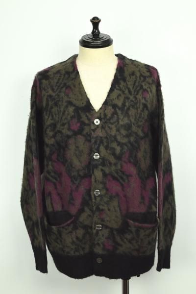 <img class='new_mark_img1' src='https://img.shop-pro.jp/img/new/icons14.gif' style='border:none;display:inline;margin:0px;padding:0px;width:auto;' />UNFRM OUTDOOR STANDARD / ˥ե ȥɥ     MOHAIR KNIT VINTAGE FLOWER CAMO CARDIGAN