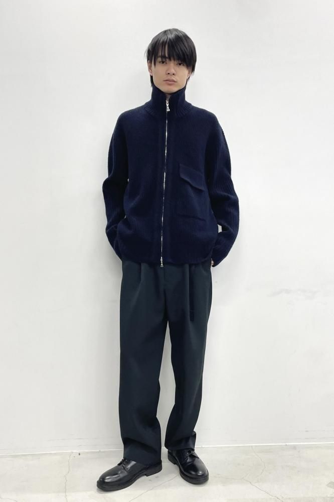 UJOH / ウジョー ZIP High Neck Knit - 国内厳選ブランド・インポート