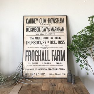  B2ポスター（FROGHALL FARM）