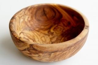 樹齢400年オリーブボウル　【ワケあり】 オリーブの木のボウル／お椀