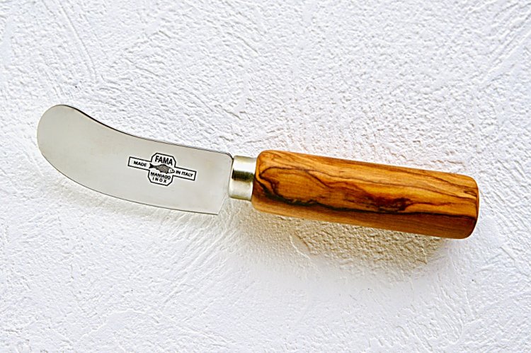 イタリア トスカーナから直輸入 オリーブの木のバター ナイフ