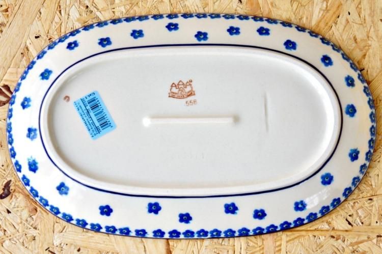 ポーリッシュポタリー のオーバル・プレート (M)