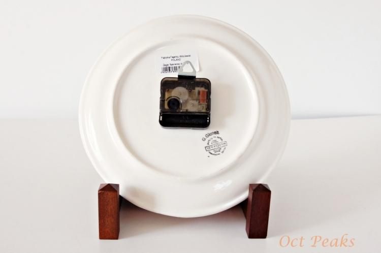 ヴウォツワヴェク陶器の時計