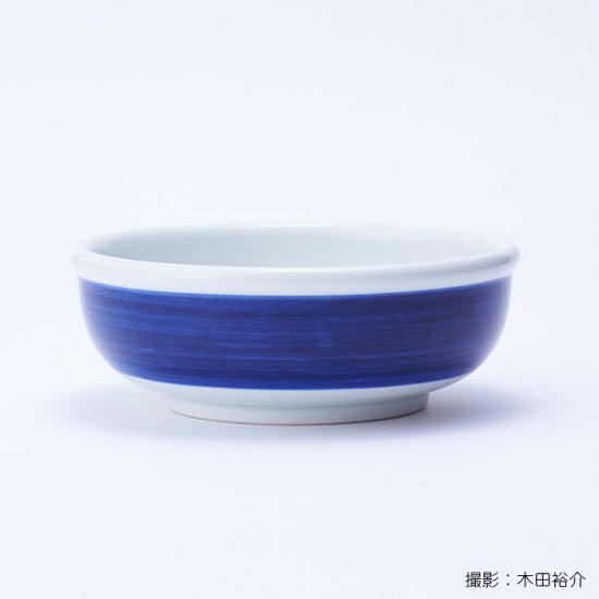 白青｜大鉢（縞柄・太）【砥部焼】 - 和食器（陶器・磁器）と