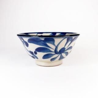 和食器】壺屋焼 相馬正和 魚文飾皿 共箱 大鉢 （沖縄/やちむん