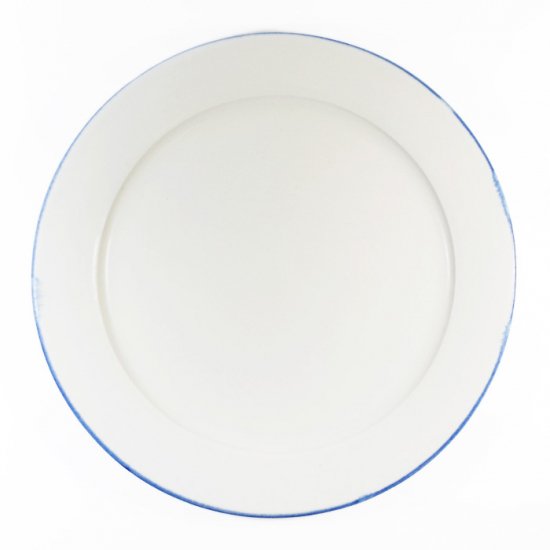 町田裕也｜リム皿 6寸 ふちブルー - 和食器（陶器・磁器）とおしゃれ雑貨の通販サイト｜トリノワ