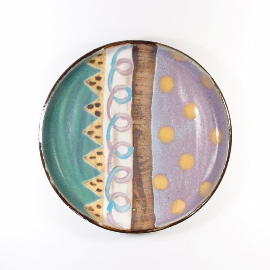 小林美風｜立ち上がりのプレート皿 小 【d38】 - 和食器（陶器・磁器