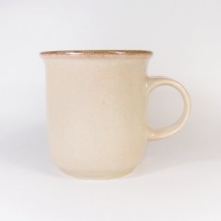 立原 亜紀子｜マグカップ  ホワイト（クリーム）（糠白釉）