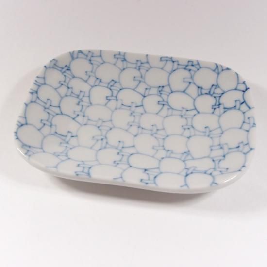 北尾正治マキ 九谷焼 角皿 2枚