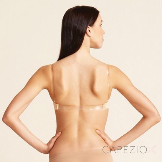 Capezio（カペジオ）クリアストラップ ソフトパット入りブラトップ