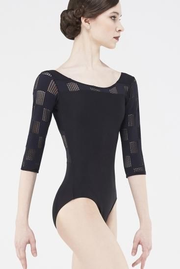 Wearmoi ウェアモア Amande スクエアメッシュカットアウト 7分丈 レオタード ウェアモアのバレエ ダンス用品通販 グランパドドゥオンラインショップ Wearmoi ウェアモア Amande スクエアメッシュカットアウト 7分丈 レオタード ウェアモアのバレエ ダンス用品通販 グランパドドゥオンラインショップ