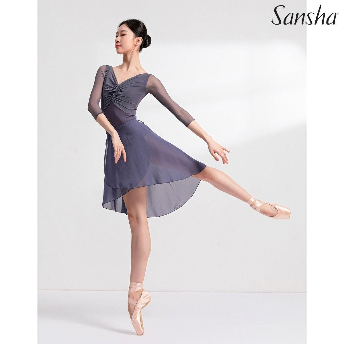 【sansha】サンシャ大人バレエセット SANSHA サンシャ バレエシューズと日本製穴あきタイツのセット