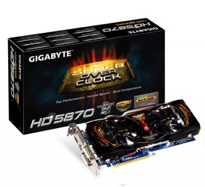GIGABYTE AMD ATI Radeon HD5870 1GB PCI-E DVI HDMI DisplayPort UltraDurableVGA PLUSܡʡ